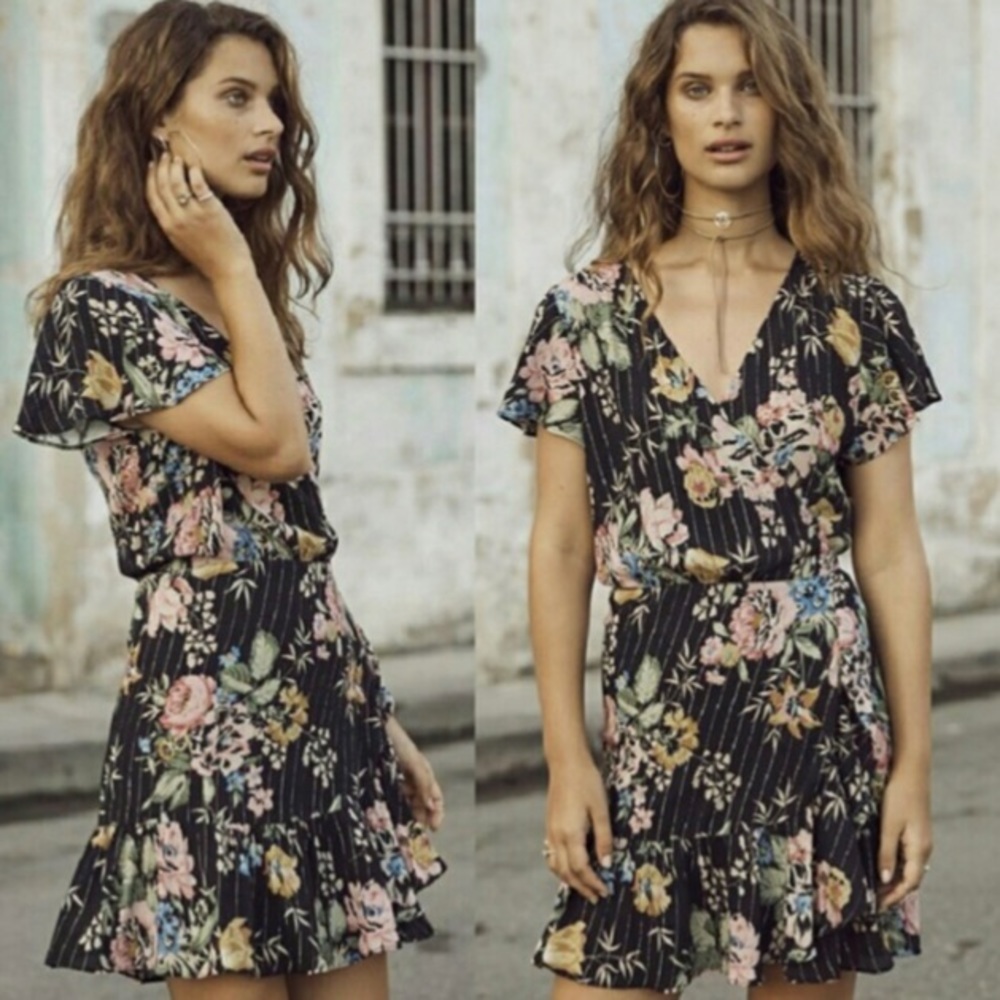 Auguste The Label Floral Wrap Dress 6